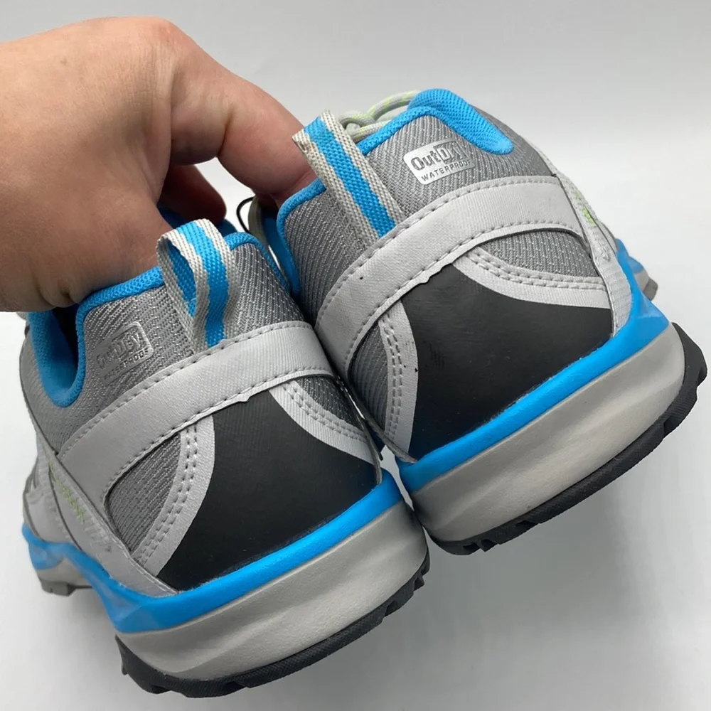 NWT Columbia Wayfinder Outdry Blue Grey Hiking Outdoor Low Top Sneakers …